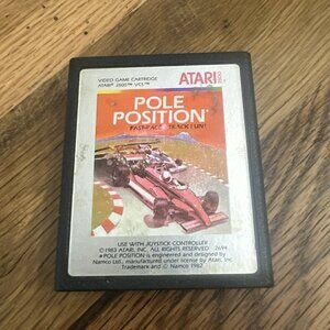 Pole Position VTG 1983 Video Game Cartridge Atari Untested Free Returns